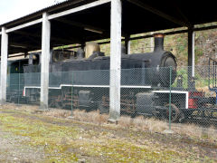 
CP Henschel 2-4-6-0T '079214' at Regua station, April 2012